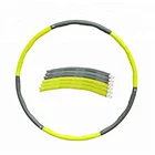 collapsible products supplyclapable hoola hoops, detachable workout sport foam fitness hoops