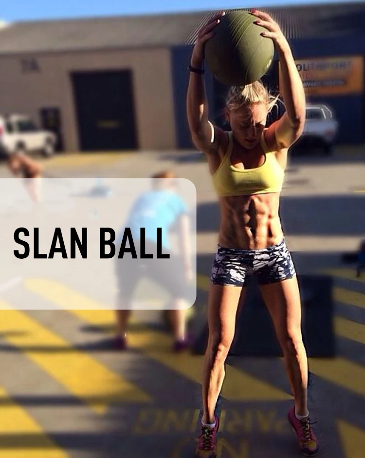 Gym Bodybuilding Exercise Fitness PVC Slam Ball