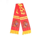 Wholesale factory custom knitted jacquard soccer Club fan scarf football scarf