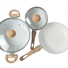 Factory Price New Design Cooking Pot Set Non Stick Kitchen Pot and Fry Pan Cookware Set