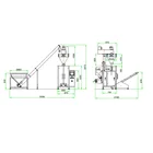 CE 100bags 3 in 1 drip coffee bag packing machine