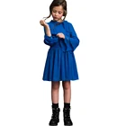 Custom low MOQ chiffon dress girls kids clothes gowns for girls