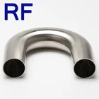 RF 1.5" SS304 SS316L Sanitary Stainless Steel Welded 180 Degree U Pipe Elbow Return Bend Corner Fittings China Supplier
