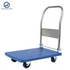 Easy folding plastic industrial heavy duty hand mover storage trolley cart prices