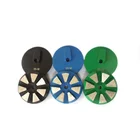 3"7segments Redi-lock system double Hexagonal segments Matel Bond Concrete Grinding Disc for double segments