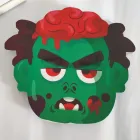 EVA Mask halloween series Birthday Party Supplies Cartoon Kids Party Dress Up Costume Green ghost