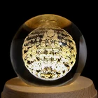 3d laser engraving sphere feng shui style and crystal materi crystal ball for souvenir crystal ball