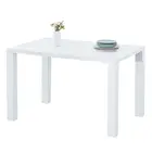 Good Quality Modern Space Saving Restaurant Square Glass Dinning Tables