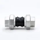 Pipelines threaded rubber joint female connector rubber expansion joint