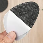 Black Rubber Black Black Rubber High Heel Shoe Anti Slip Pad
