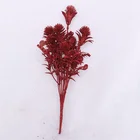 Light Purple Christmas Tree Glitter Branch Leaves