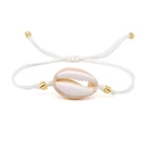 Shell Bracelet Set Bracelet Set Wholesale Stylish Dainty Boho Girls Mermaid Sea Turtle Shell Cowrie Wave Beach CZ Bracelet Set