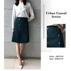 Best selling custom made women formal skirts business skirt suits for office ladies green color