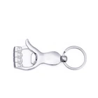 creative stainless steel hand shape key holder bottle opener