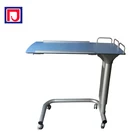 Hospital medical furniture patient movable bedside desk overbed table