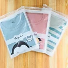 High transparent PE slider zip lock plastic bag