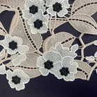 2020 New Design Embroidery Lace Fabric macrame lace fabric embroidery