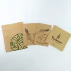 Customized pe material stand up pouches packaging green price tea bag