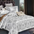 100% Brocade Polyester silk fabric bedding fabric for bedding set