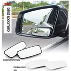 Rear Mirror 2 Inch Round HD Glass Frameless Convex Car Rear View Mirror Blind Spot Mirror