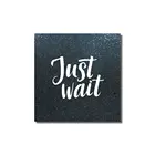 Fine Words Canvas Print Modern Glitter Painting Wall Art