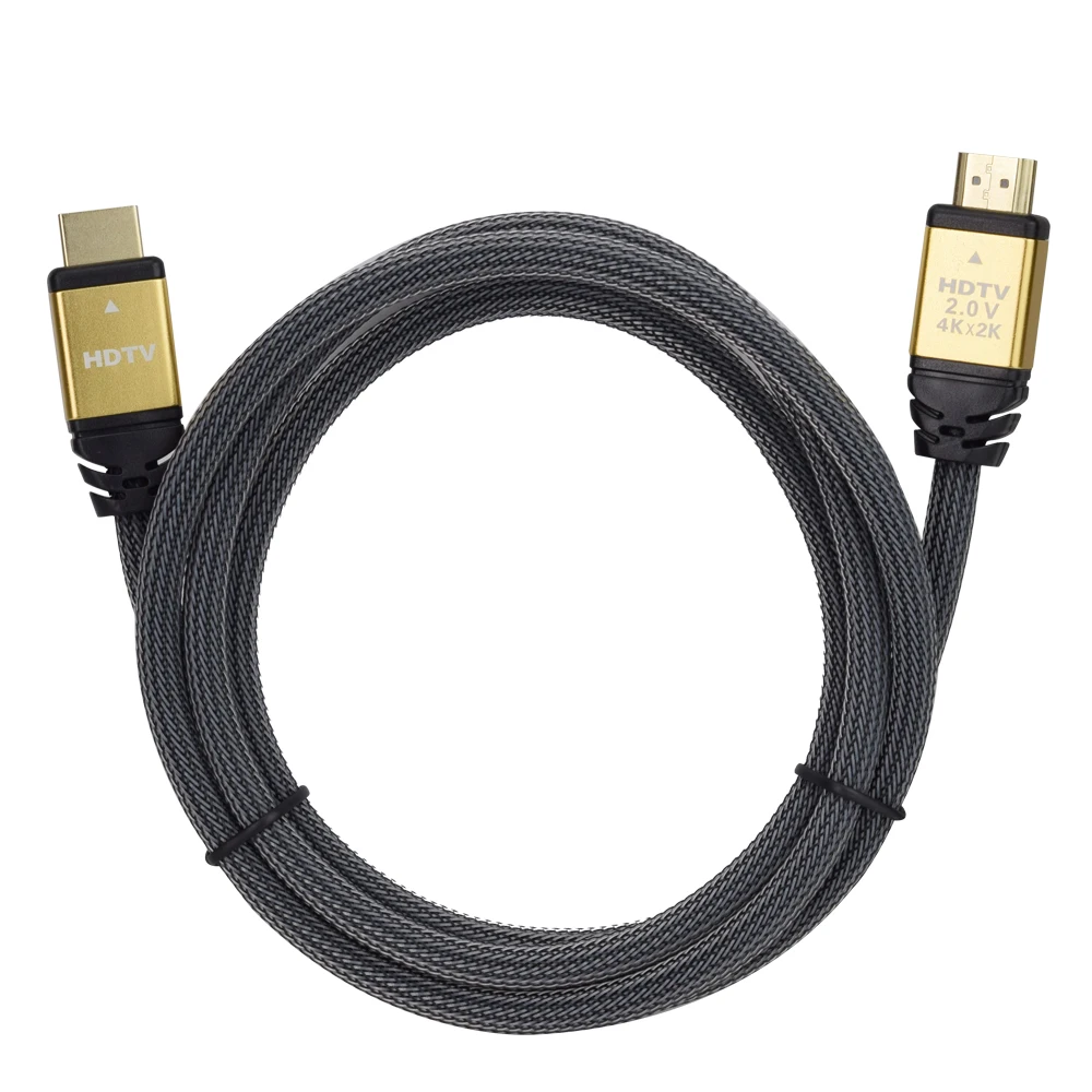 HDTV HD MI 2.0 A to A custom extension braided drop fiber active optic audio video 8k connection hdm i cable - ANKUX.COM