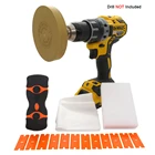 17pcs 4Inch Rubber Eraser Wheel Attachment Vinyl Decal Remover Stripe Off Wheel