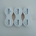 Plug Fins White 5 Degree Fusion Fins Plug Plastic Surfboard Plugs F C S Fin free shipping