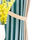 Wholesale Customized Solid S Ripple Fold Fabric Anti Bacterial Blackout Royal Rolling Curtains
