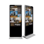 High Brightness Floor Standing Screen Monitor Advertisement Vertical LCD AD Player for Cinema