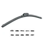 Multifunctional flat (10 adapters, 99% universal) car wiper blade