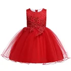 Hot new products kid clothes flower Birthday Children Baby Girls Party Dresses