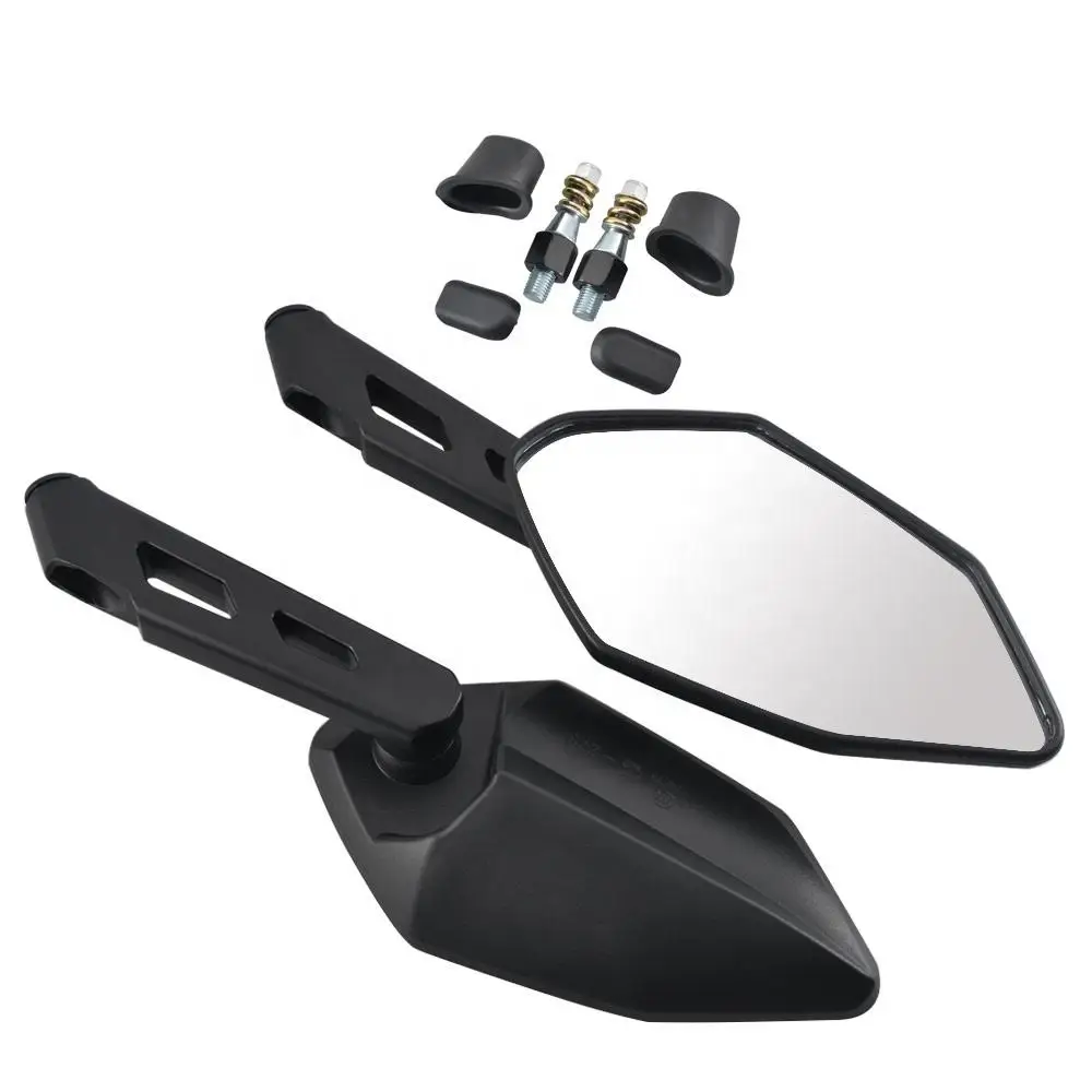 M10 Motorcycle Rear View Mirror Case Fits for Kawasaki ER 6N 6F ER-5 Z800 Z900 Z1000 Z750 W800 ZRX400 ZRX1100 ATV 10mm Mirrors