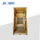 high end health care electro magnetic device wood one person sauna steam room for home use