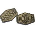 Brass Plaque Plaques Metal Custom Antique Brass Engraved Plaque 6*4cm Zinc Alloy Material Furniture Metal Plate Label