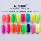 The Nail Polish Private Label Nail Gel Polish RONIKI Wholesale Private Label Soak Off LED Glow In The Dark Uv Nail Gel Polish