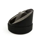 wholesale luxury pretty matte black round watch box paper tube