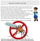 Led specific light wave farm home mosquito lamp physical orange red mosquito repellent bulb light for garden