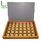 magnetic book shape cardboard chocolate paper box with plastic tray