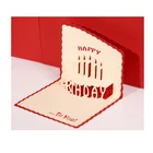 2019 new products greeting and gift 3d birthday popup card Paper Crafts