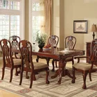 High Quality Antique Practicaldining Wooden Restaurant Dining Table Set