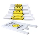 Customized 100% Biodegradable ECO T-shirt Plastic T-Shirt/Vest Bag T-Shirt Packaging Plastic Bag