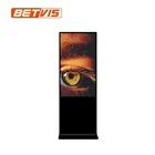 Indoor Free Standing 55 Inch LCD Displaying Information Advertising Totem Kiosk with Free Management Software