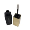 Wholesale black bottle with gold lid lip glaze smooth square empty tube private label 4.5ml