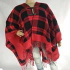 wholesale high quality cape luxury shawls poncho for women Winter