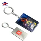 Longzhiyu 13 years manufacturer colorful printing epoxy little league softball custom molded key chain sport keychain