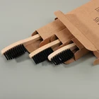 Bamboo Toothbrush Bamboo Eco-friendly Biodegradable Bamboo Toothbrush Tooth Brush With 4pcs Suit