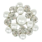 2020 Fashion Crystal Button Tufted Bed with Large Faceted Crystals Factory Price
