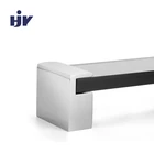 HJY Toughened Glass Handle Bathroom Door Pulls Glass Handle For Cabinet