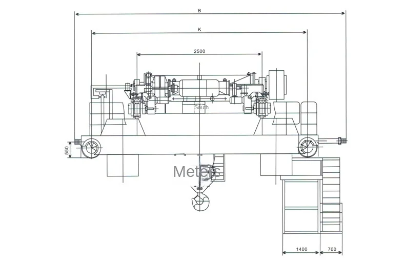 QD type hook bridge crane_08.jpg